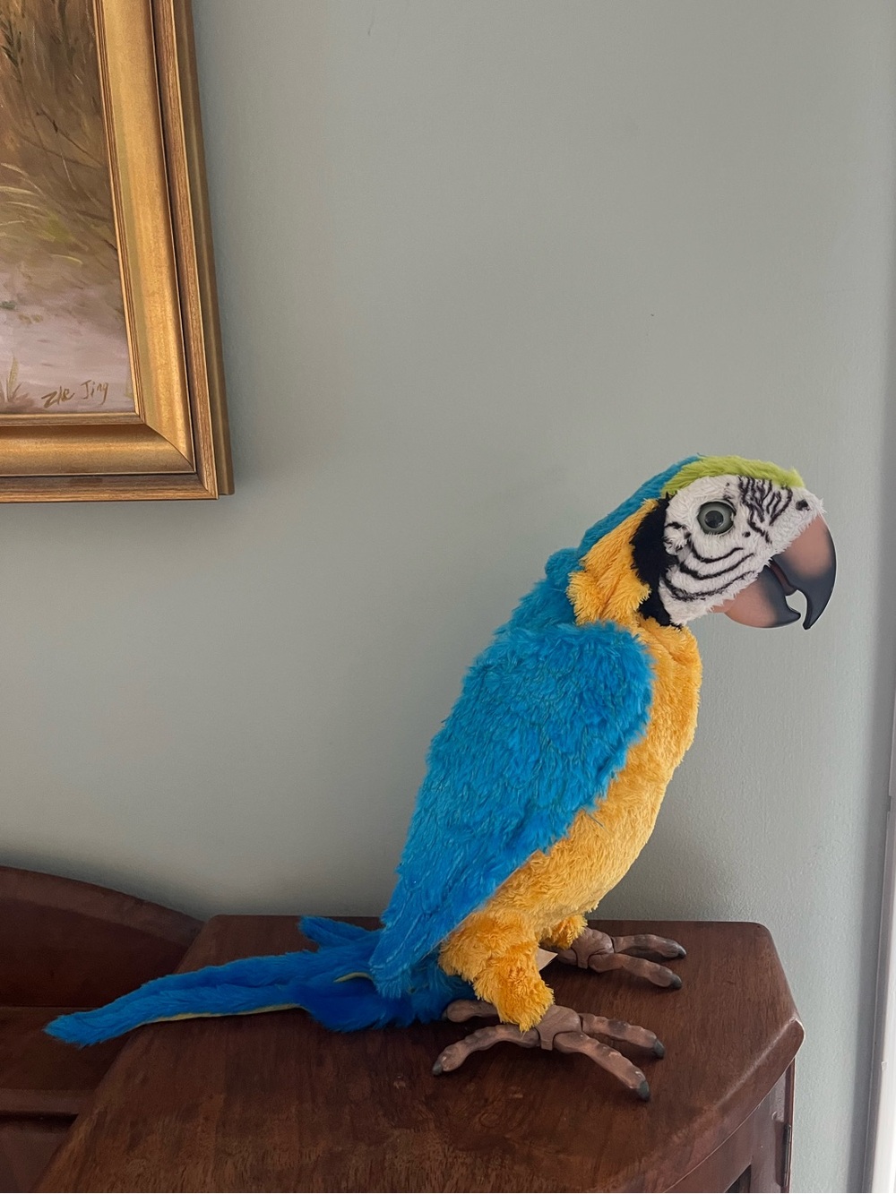 Hasbro FurReal Friends SQUAWKERS MACAW McCaw Parrot Interactive Bird Tested